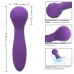 Фиолетовый вибромассажер Stella Liquid Silicone “O” Wand - 17,75 см фиолетовый 