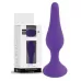 Фиолетовая анальная втулка Silcone Purple Plug Extra Large - 15,5 см фиолетовый 