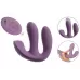 Фиолетовый тройной вибратор MIREVA RC Triple Hands-Free Vibrator фиолетовый 