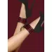 Красно-черные поножи Luxury Ankle Cuffs красный с черным 