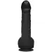 Черный фаллоимитатор с имитацией эякуляции Wet Works 10 Dual Density ULTRASKYN Squirting Cumplay Cock - 26,7 см черный 