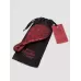 Стильная широкая шлепалка Reversible Dual Texture Round Paddle - 28 см красный с черным 