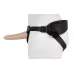 Пустотелый страпон Harness CLASSIC с бандажом - 15,5 см телесный с черным 