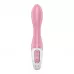 Розовый вибромассажер с функцией расширения Air Pump Vibrator 2 - 20,9 см розовый 