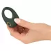 Зеленое эрекционное виброкольцо Luxurious Vibro Cock Ring зеленый 