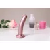 Розовый фаллоимитатор Smooth G-Spot - 15 см розовый 