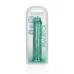 Зеленый фаллоимитатор Crystal Clear на присоске - 25 см зеленый 