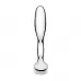 Стальной стимулятор простаты Stainless Steel Prostate Plug - 11,5 см серебристый 