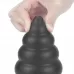 Черная анальная вибровтулка 7 King Sized Vibrating Anal Cracker - 18 см черный 