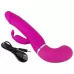 Лиловый вибратор-кролик с функцией сквирта Cumshot Rabbit Vibrator - 24 см лиловый 