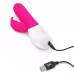 Розовый пульсирующий вибромассажер G-Spot Thrusting Rabbit - 24 см розовый 