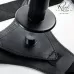 Женский кожаный пояс с коннектором - размер M черный M