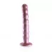 Розовый фаллоимитатор Beaded G-Spot - 21 см розовый 