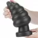 Черная анальная вибровтулка 7 King Sized Vibrating Anal Cracker - 18 см черный 