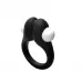 Черное эрекционное кольцо Zippy Vibrating Ring With Bullet черный 