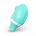 Клиторальный вибромассажер TF 2 in 1 Clitoral Vibrator аквамариновый 