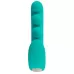 Зеленый вибратор SYLORA Unique Beads Vibrator - 17 см зеленый 