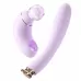 Сиреневый вибратор с возвратно-поступательными движениями и нагревом Minaka сиреневый 