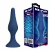 Синяя анальная пробка Slim Anal Plug L - 12,4 см синий 