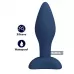 Синяя анальная пробка Bulb Plug S - 9 см синий 