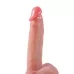 Телесный реалистичный вибратор-ротатор - 21,5 см телесный 