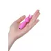 Розовый мини-вибратор Eromantica PUSS с ушками - 8,5 см розовый 