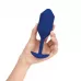 Синяя пробка для ношения с вибрацией Snug Plug 4 - 14 см синий 