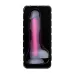 Прозрачно-розовый фаллоимитатор, светящийся в темноте, Tony Glow - 20 см розовый 