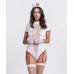 Пикантный костюм личной медсестры белый с красным L-XL