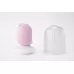 Нежно-розовый вакуум-волновой стимулятор с вибрацией и базой-ночником Cuddly Bird нежно-розовый 