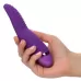 Фиолетовый вибромассажер Aura Tickler с шишечками - 17,25 см фиолетовый 