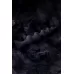 Черная анальная ёлочка Indi - 11,5 см черный 