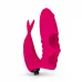 Ярко-розовая вибронасадка на палец Finger Vibrator ярко-розовый 