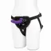 Фиолетовый поясной фаллоимитатор Strap on Harness   5in Dildo Set - 12,25 см фиолетовый с черным 