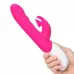 Розовый вибромассажер с клиторальной стимуляцией Clitoral Suction Rabbit - 24,5 см розовый 