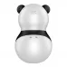 Вакуумный клиторальный массажер Pocket Panda белый с черным 