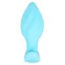 Голубая анальная пробка с вибрацией Cuties Vibrating Mini Butt Plug - 8 см голубой 