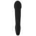 Черный силиконовый вибратор G   P-Spot Vibrator - 16,8 см черный 