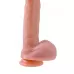 Телесный реалистичный вибратор-ротатор - 21,5 см телесный 