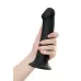 Черный фаллос на присоске Silicone Bendable Dildo XL - 20 см черный 