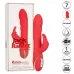 Красный вибромассажер-кролик с функцией нагрева Heated Silicone Ultra-Soft Rabbit - 21,5 см красный 