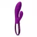 Фиолетовый вибромассажер-кролик Blend - 20,2 см фиолетовый 