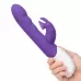 Фиолетовый вибромассажер с клиторальной стимуляцией Clitoral Suction Rabbit - 24,5 см фиолетовый 