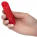 Красный клиторальный стимулятор с подвижным язычком Flicker красный 