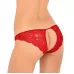 Соблазнительные трусики-бикини Pure NV Crotchless Panty красный S-M