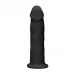 Черный фаллоимитатор Silicone Dildo Without Balls - 22,8 см черный 