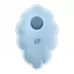 Голубой вакуум-волновой клиторальный вибростимулятор Cloud Dancer голубой 