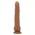 Темно-бежевый фаллоимитатор-гигант на присоске Dick - 28 см карамель (темно-бежевый 