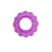 Лиловое эрекционное кольцо с 2 рядами стимулирующих шариков лиловый 