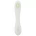 Люминесцентный вибратор для точки G Glow in the dark G-Spot - 17,9 см белый 